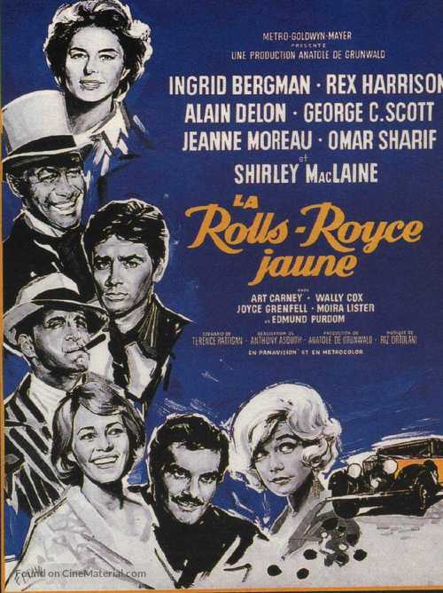 The Yellow Rolls-Royce - French Movie Poster