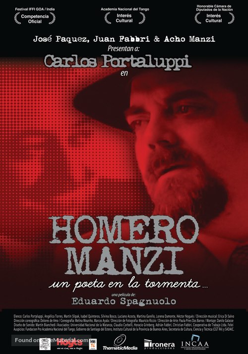 Homero Manzi, un poeta en la tormenta - Argentinian Movie Poster