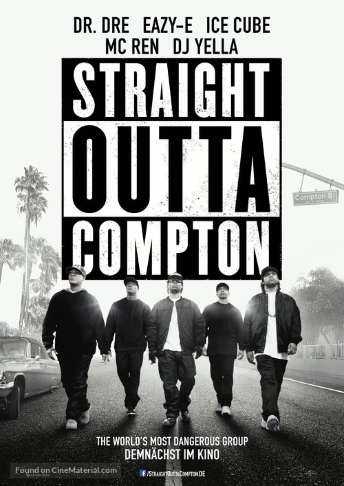 Straight Outta Compton - German Movie Poster