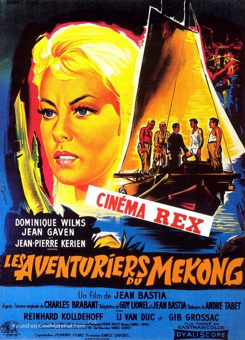 Aventuriers du M&egrave;kong, Les - French Movie Poster