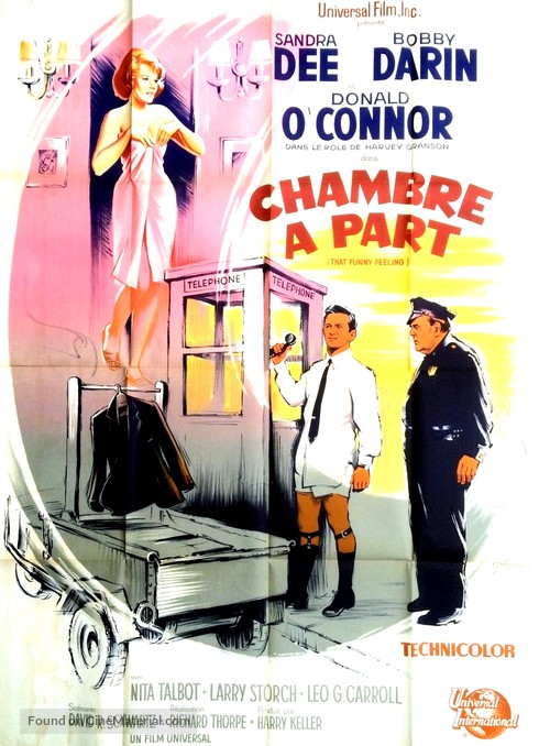 That Funny Feeling - French Movie Poster
