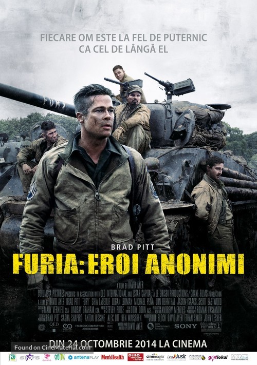 Fury - Romanian Movie Poster