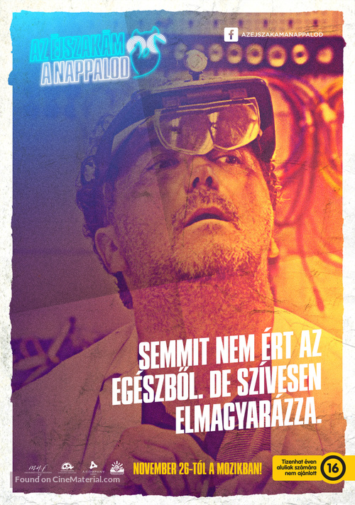 Az &eacute;jszak&aacute;m a nappalod - Hungarian Movie Poster