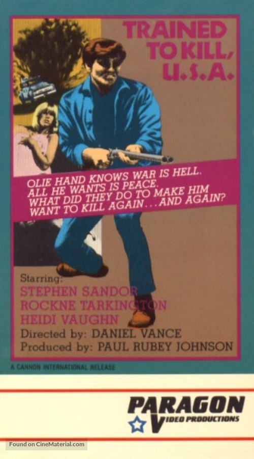 The No Mercy Man - VHS movie cover