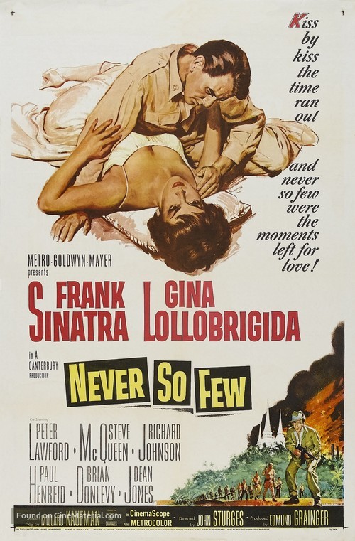 Never So Few - Theatrical movie poster
