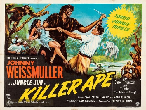 Killer Ape - British Movie Poster