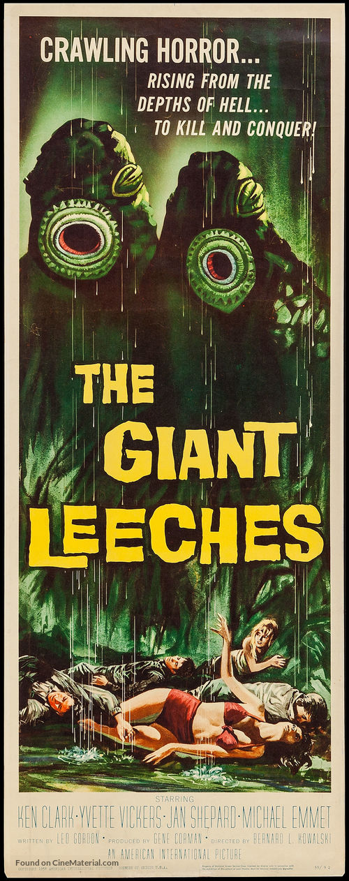 Attack of the Giant Leeches - Movie Poster