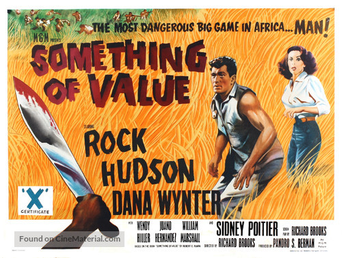 Something of Value - British Movie Poster