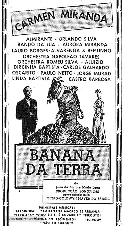 Banana-da-Terra - Brazilian poster