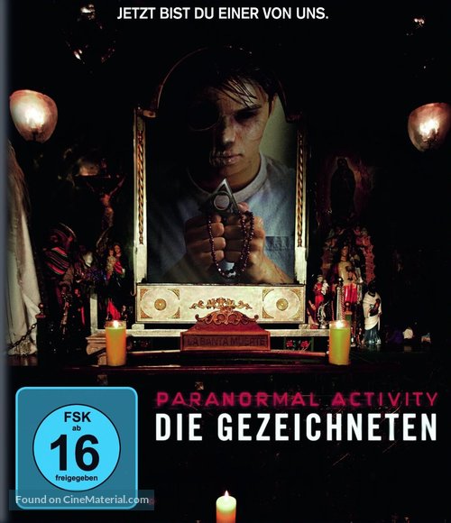 Paranormal Activity: The Marked Ones - German Blu-Ray movie cover
