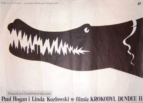 Crocodile Dundee II - Polish Movie Poster