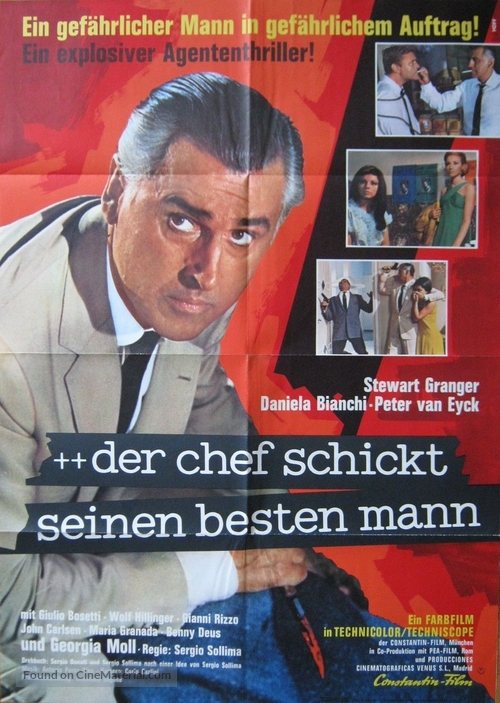 Requiem per un agente segreto - German Movie Poster