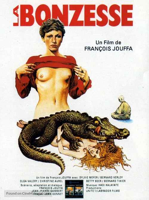 La bonzesse - French Movie Poster