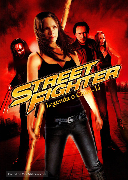 Street Fighter: The Legend of Chun-Li - Brazilian DVD movie cover