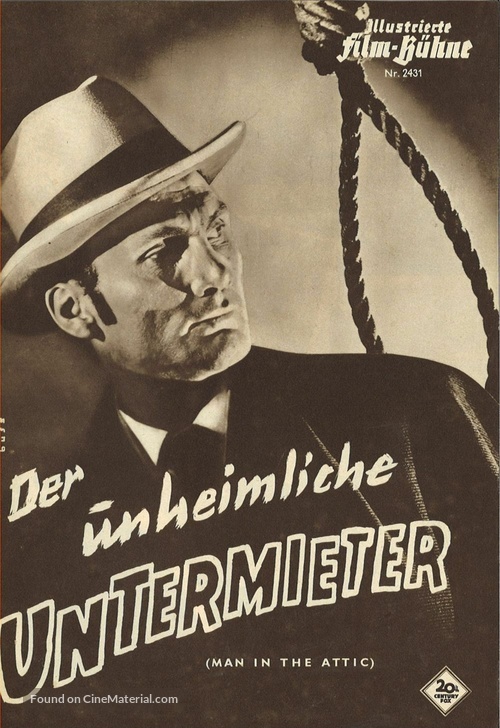 Man in the Attic - German poster