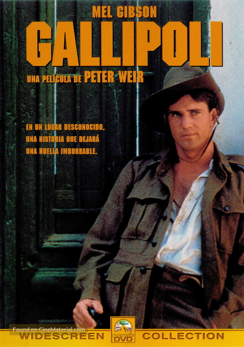 Gallipoli - Spanish DVD movie cover