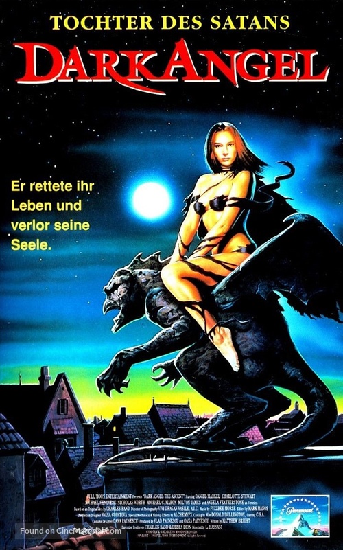 Dark Angel: The Ascent - German VHS movie cover