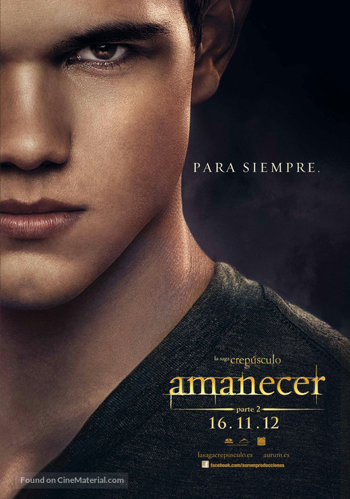 The Twilight Saga: Breaking Dawn - Part 2 - Spanish Movie Poster