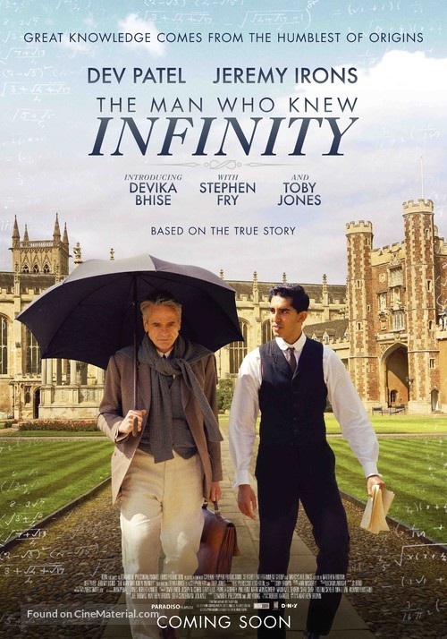 The Man Who Knew Infinity - Dutch Movie Poster