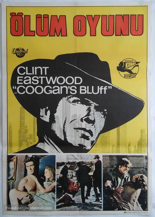 Coogan&#039;s Bluff - Turkish Movie Poster