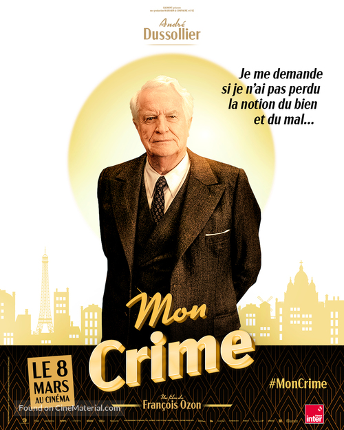 Mon crime - French Movie Poster