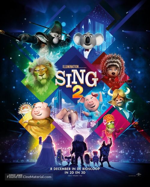 Sing 2 - Dutch Movie Poster