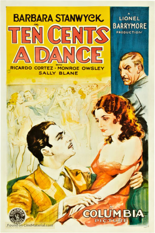 Ten Cents a Dance - Movie Poster