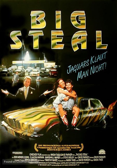 The Big Steal - German Movie Poster