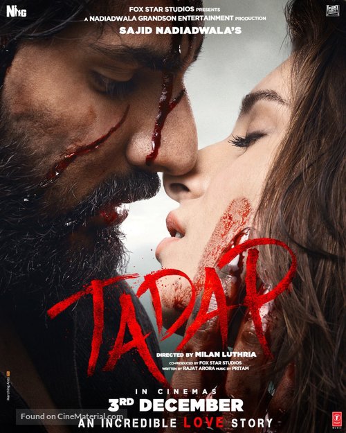 Tadap - Indian Movie Poster