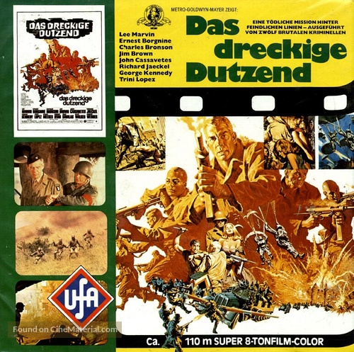 The Dirty Dozen - German Movie Cover