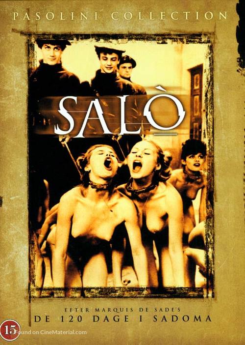 Sal&ograve; o le 120 giornate di Sodoma - Danish DVD movie cover