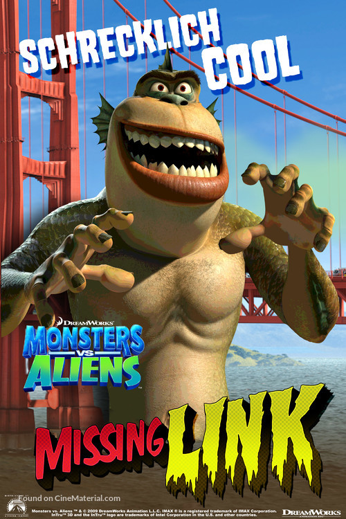 Monsters vs. Aliens - German Movie Poster