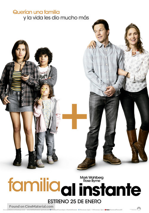 Instant Family - Spanish Movie Poster