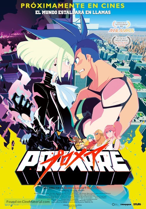 Promare - Spanish Movie Poster