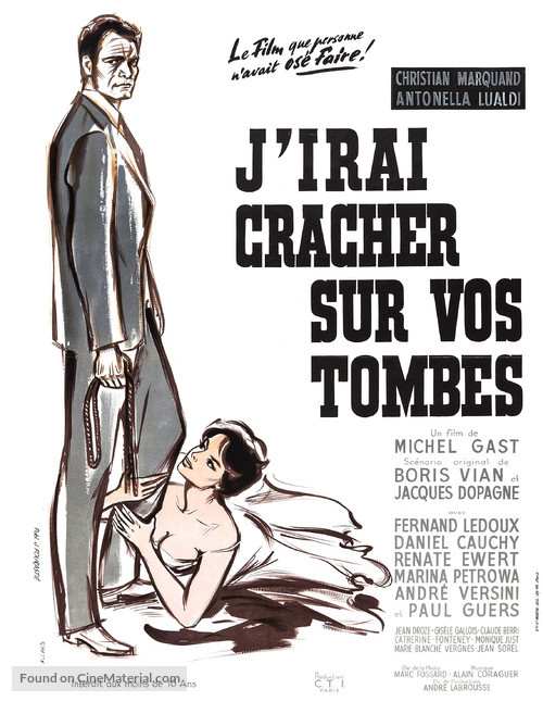 J&#039;irai cracher sur vos tombes - French Movie Poster