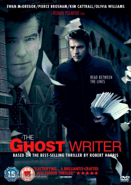 The Ghost Writer - British DVD movie cover