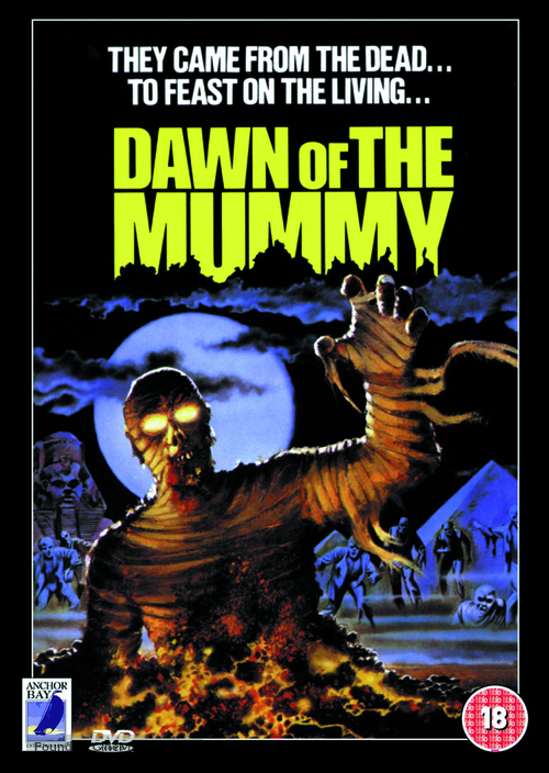 Dawn of the Mummy - British DVD movie cover