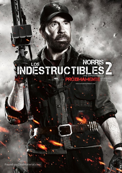 The Expendables 2 - Mexican Movie Poster