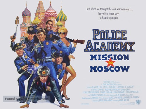 Police Academy: Mission to Moscow - British Theatrical movie poster