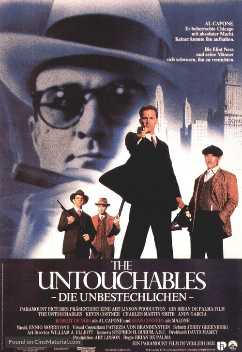 The Untouchables - German Movie Poster