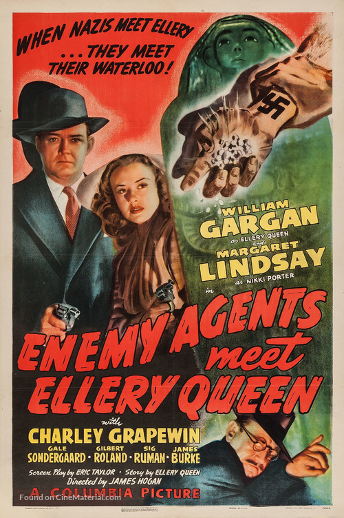 Enemy Agents Meet Ellery Queen - Movie Poster