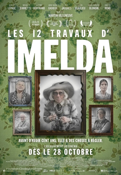 Les 12 travaux d&#039;Imelda - Canadian Movie Poster