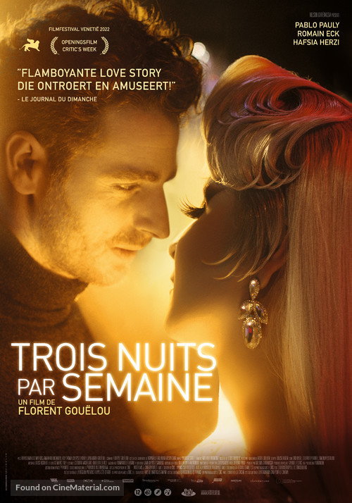 Trois nuits par semaine - Dutch Movie Poster