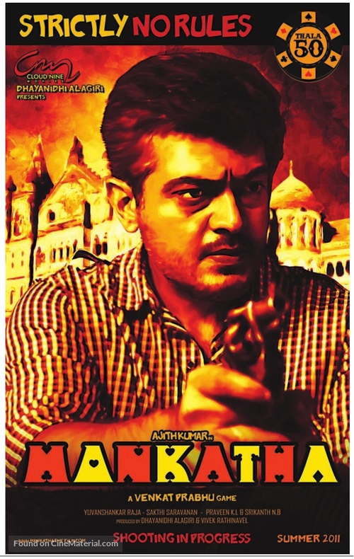 Mankatha - Indian Movie Poster