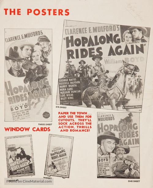 Hopalong Rides Again - poster