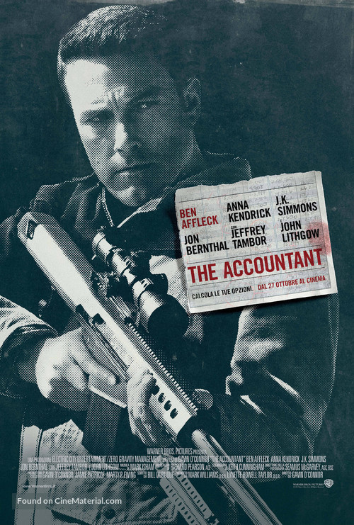 The Accountant - Italian Movie Poster