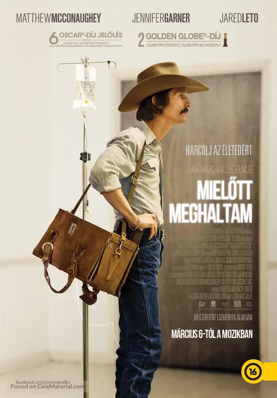 Dallas Buyers Club - Hungarian Movie Poster