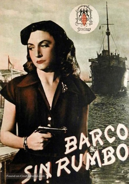 Barco sin rumbo - Spanish Movie Poster