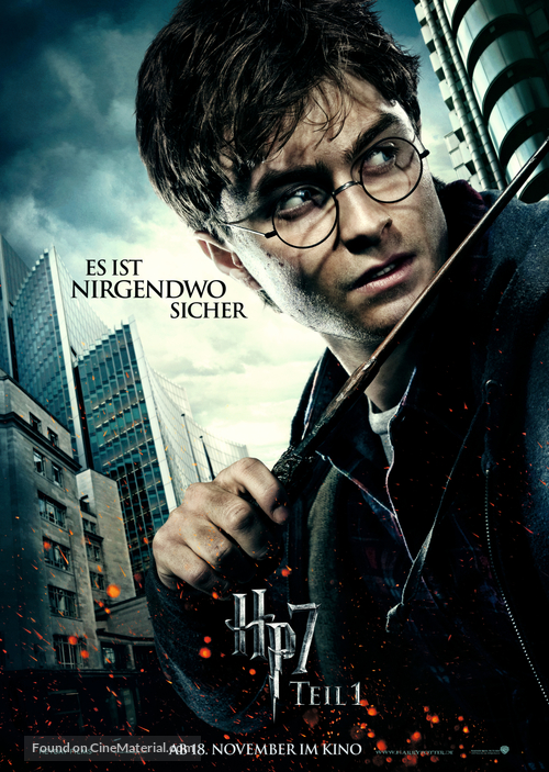 Harry Potter and the Deathly Hallows - Part 1 - German Movie Poster