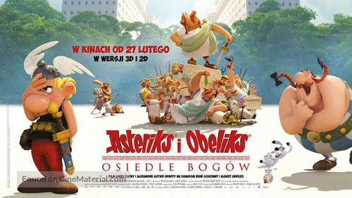 Ast&eacute;rix: Le domaine des dieux - Polish Movie Poster